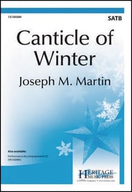 Canticle of Winter SATB choral sheet music cover Thumbnail